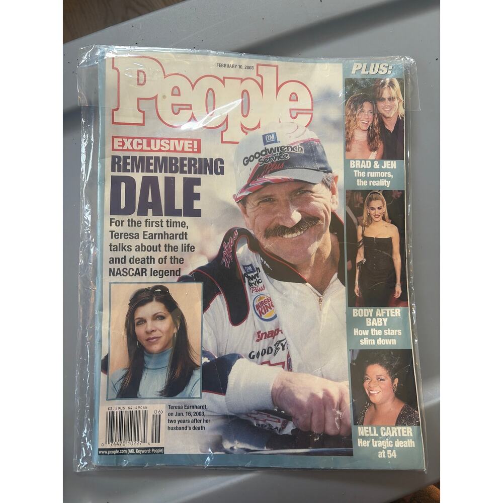 Vintage People Magazine February 10 2003 Dale Earnhardt Tribute NASCAR